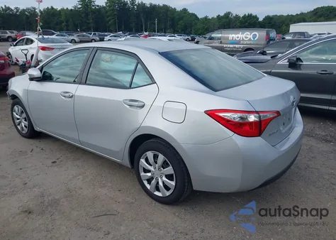 2016 Toyota Corolla Le из США, поврежденный, VIN 2T1BURHE4GC598725